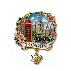 Imanes Decorativos Personalizados para Refrigerador con Diseño Retro Clásico Europeo de <span class=keywords><strong>Plaza</strong></span> Mayor, Recuerdo con Diseño Personalizado - Product Image 2