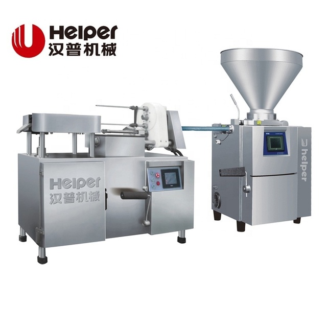 Complete Automatic Sausage Linker Tying Machine Efficient Meat Product Making Machinery from Helper