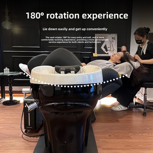 Cama Eléctrica Inteligente para Lavado <span class=keywords><strong>de</strong></span> Cabello con Rotación <span class=keywords><strong>de</strong></span> 180° y Masaje Mecánico 3D - Cama Todo en Uno para Cuidado Capilar y Terapia en Salón - Product Image 2