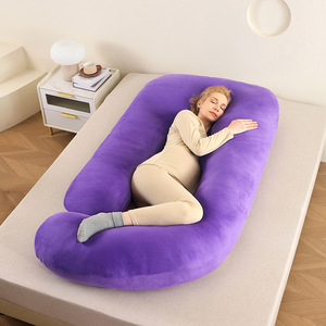 Wholesale Multi-functional Pregnant Women's Pillow with G-Type Abdominal Support Detachable U-Shaped Design for Comfortable - Product Image 3