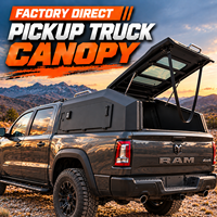 Capot rigide en alliage d'aluminium pour pick-up avec portes latérales pour Toyota Tundra 6.5FT
