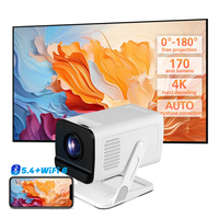Projecteur de cinéma maison Hotack X1AR HD 1080p, projecteur intelligent Android, projecteur portable mini pour voyages en plein air