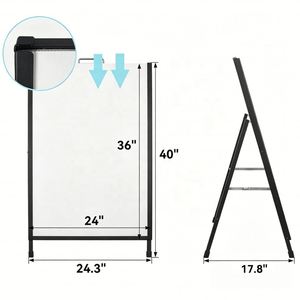 Expositor de Carteles Plegable Tipo A de 24x36 Pulgadas, Portátil, Impermeable, para Exhibición en Interiores y Exteriores - Product Image 2