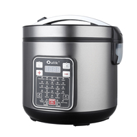 Cuisinière à riz électrique automatique portable en acier inoxydable 4L 5L 6L - 31 fonctions, écran tactile numérique intelligent LCD antiadhésif