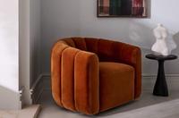 Fauteuil d'appoint moderne en velours, confortable et contemporain, idéal pour la maison, le bureau, la villa, le salon ou la chambre.