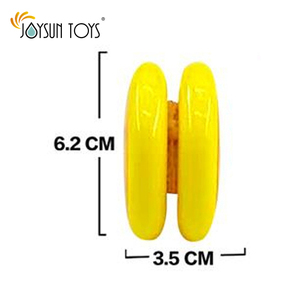 Yo-Yo ของเล่นพลาสติกสำหรับเด็ก,ลูกโยโย่พร้อมเชือกสำหรับมือใหม่แกนเหล็กและตัวพลาสติกหลากสีความเร็วสูงพิเศษ - Product Image 5