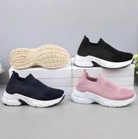 Chaussures de marche amortissantes pour femmes, baskets minimalistes de course, chaussures de jogging, chaussures de sport basses, tissu extensible, maille respirante, légères