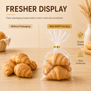 Bolsas de Celofán Transparentes de BOPP Impresas Personalizadas para Envasado de Alimentos - Product Image 3