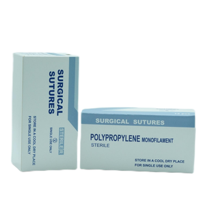 <span class=keywords><strong>Ce</strong></span> được phê duyệt không hấp thụ Polypropylene chỉ khâu với kim cho bụng và thoát vị đóng cửa nhà máy OEM cung cấp - Product Image 2