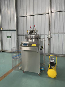 תצוגה דיגיטלית 50l 100l 150l אנכי לחץ גבוה אדים בלחץ גבוה אדים autoclave עבור המצע פטריות מכונות מחיר - Product Image 5