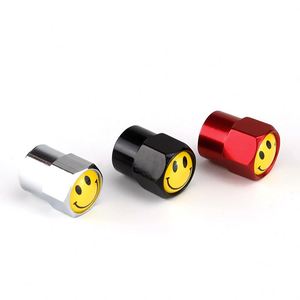 4 pièces/sac, capuchons de valve de pneu de voiture en aluminium personnalisables avec logo universel - Product Image 5