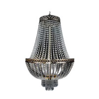 Lustres suspendus décoratifs de luxe pour mariages, événements, scènes, hôtels et salles de réception, en cristal, vente en gros