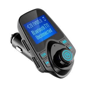 Agetunr T11 bluetooth không dây FM modulator kép USB + SD thẻ + AUX cổng Bluetooth xe FM Đài phát thanh MP3 âm nhạc máy nghe nhạc xe FM Transmitter - Product Image 2