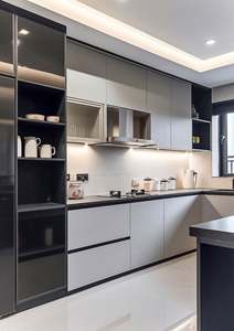 Muebles de Cocina Modernos y Sencillos Personalizados de China, Diseño de Cocina con Horno, Mueble para Fregadero - Product Image 3