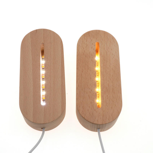 Cina Ex-prezzo di fabbrica dimmerabile 7 colori LED ovale porta lampada a sospensione <span class=keywords><strong>in</strong></span> <span class=keywords><strong>legno</strong></span> - Product Image 6