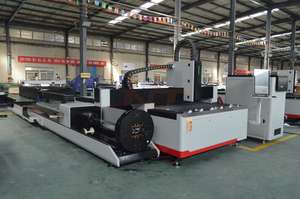 2023 ad alta frequenza piastra e tubo integrato macchina di taglio laser tubo laser macchina di taglio lxshow fibra lasercutting macchina - Product Image 2