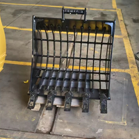 MONDE Durable Excavator Sieve Bucket Excavator Screening Bucket Excavator Mesh Bucket Dengan Pelat Jaring yang Dapat Diganti