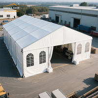 Carpa de Aluminio, Estructura Resistente y Versátil, Carpa para Taller, Almacén, Carpa Temporal Fácil de Montar, Carpa para Eventos al Aire Libre