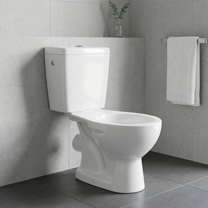 ชุดสุขภัณฑ์แบบสองชิ้น เซรามิก พร้อมระบบ P-Trap แบบ Washdown ระบบ Dual Flush แบบติดตั้งบนพื้น - Product Image 6