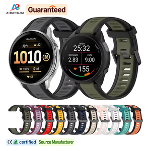 Correa de Reloj Deportiva de Silicona de 18mm 20mm 22mm para <span class=keywords><strong>Garmin</strong></span> Forerunner 165 265S 265 170 970 Venu <span class=keywords><strong>4</strong></span> 3 2S 2 <span class=keywords><strong>Vivomove</strong></span> 3S Vivoactive 5 6 - Product Image 1