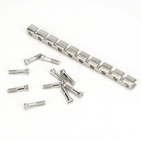 Pont fixe FBI 10-12 pour borniers de 12 mm, barre de raccordement à 10 positions pour connecteurs de borniers modulaires sur rail DIN