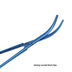 Tijeras para ojos de salida de fábrica, puntas romas curvas fuertes, tijeras de enucleación, instrumentos quirúrgicos - Product Image 4