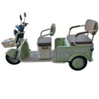 Tricycle électrique de loisirs compact Chenlu pour le transport personnel et le ramassage scolaire, deux rangées, trois places, 20 km/h, 200-300 kg