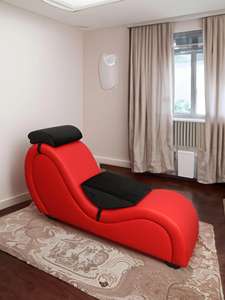 Nouveau Style Pu Cuir Rouge Faisant Position S Forme Solide Meubles <span class=keywords><strong>Tantra</strong></span> <span class=keywords><strong>Chaise</strong></span> pour Couples Canapé - Product Image 5