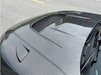 Capot moteur en fibre de carbone véritable style VRS pour Honda Civic 11e génération 2022-24, capot ventilé en fibre de carbone FE1 2, kit carrosserie performance