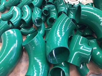 Coude à double bride en fonte ductile forgée haute pression à 90 degrés, surface peinte, pour systèmes d'alimentation en eau - Vente chaude