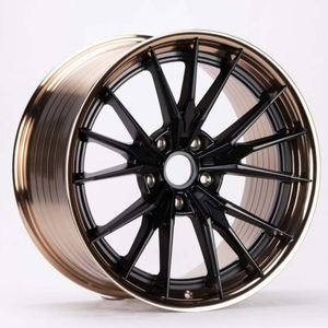 Jantes de voiture en alliage d'aluminium forgé à cinq branches, personnalisées haut de gamme <span class=keywords><strong>YEO</strong></span>, deux pièces, peintes, 18-22 pouces, garantie 5 ans - Product Image 1