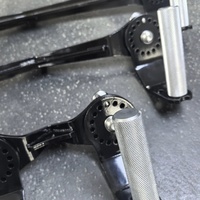 Starker Stahl kabel aufsatz für Fitness Mag Grip Verstellbarer Lat Pull Down Griff Lang hantel griffe Gewichtheben