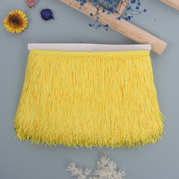 Meilleure vente Polyester 15CM 10 Yards gland dentelle frange garniture pour Textiles de maison vêtements accessoires rideau décoration