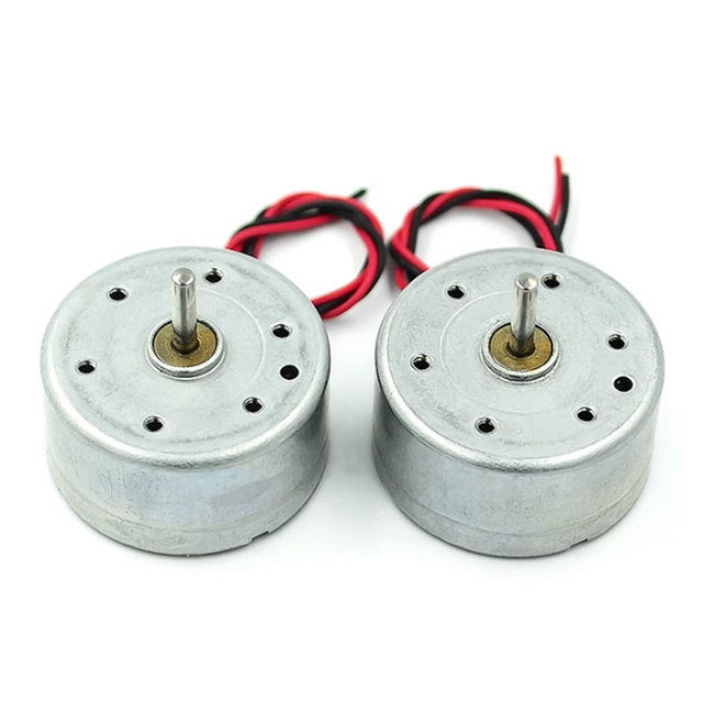 Round Mini Motor Micro 300 Solar DC 3V 4.5V 5V Motor For CD Player PH2.0mm Motors DIY Electronic Kit