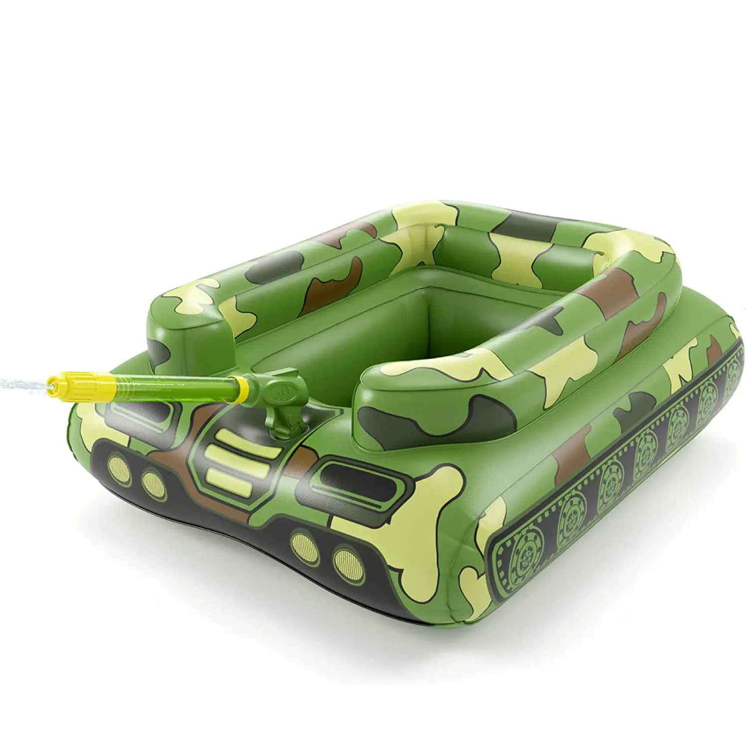 Water combat game toys summer PVC inflatable float platoon tank float platoon