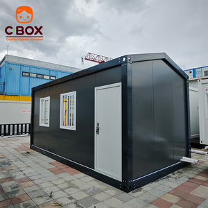 Cbox Prefabricado, Contenedor Desmontable de 20 pies, Hotel Modular, Oficina Móvil de Lujo con Techo a Dos Aguas, Villa, Almacén, Bar, Garaje - Product Image 2