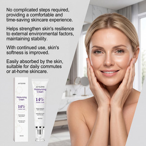 Azelaic acid moisturizing cream has a <b>light</b> texture easy to <b>push</b> and wipe moisturizing and non-sticky suitable for a variety - Product Image 5