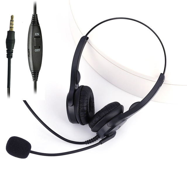 2.5mm 3.5mm In-line Control Wired Headset with Microphone.3.5mm Headset with Microphone