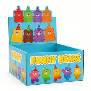 Custom Recyclable Counter Top Gummy Box Display with Matt Lamination & Embossing <b>Art</b> Paper for Supermarket Retail Stores - Product Image 6