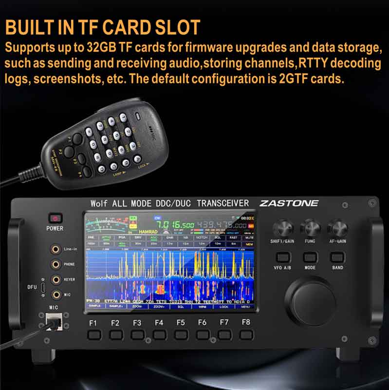 ZASTONE ZT7500 100W Shortwave CB Radio with Touch Screen