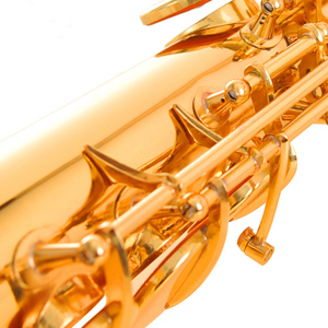 サックスは分割型と一体型のテナーサックス管楽器で、一体型のデザインにより優れた気密性を備えています。 - Product Image 3