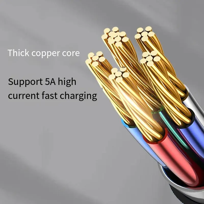 מכירות ישירה במפעל 5a 2m כבל נתונים טעינה מהירה במיוחד כבל USB TYPE-C