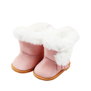 Stivali per Bambole da 18 Pollici, Scarpe da Neve in Cotone per Ragazze - Product Image 1