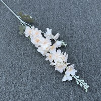 Bunga Hyacinth Delphinium Buatan Tangan Grosir untuk Dekorasi Rangkaian Bunga Pernikahan, Rumah, dan Liburan