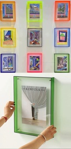 Marco de Acrílico Magnético Transparente de Doble Cara Personalizable <span class=keywords><strong>para</strong></span> Exhibición de Pinturas al Óleo, Pósters y Fotos - Product Image 5