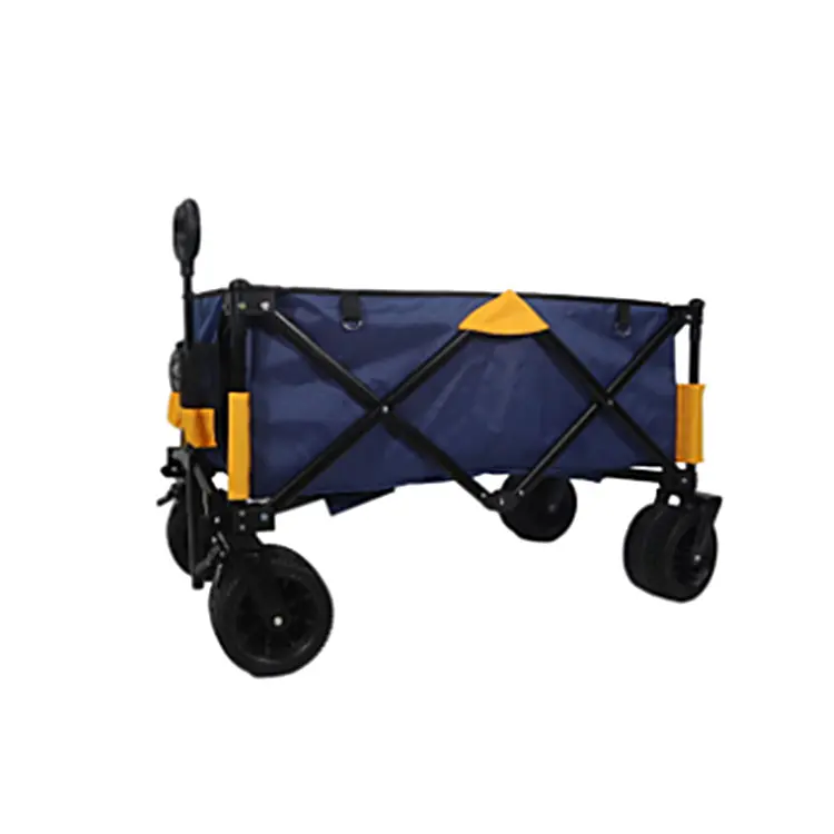 Jxb Opvouwbare Opvouwbare Outdoor Heavy Duty Utility Baby Camping Trolley Kar Kid Opvouwbare Strand Tuin Wagen Kinderwagen Met Pauze