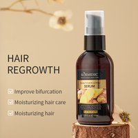 KORMESIC Perawatan Rambut Mengembalikan Kilau, Menghaluskan, Melembapkan, Minyak Esens Jahe untuk Rambut Rusak, Serum Penyegar Kulit Kepala