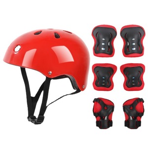 Casque de sécurité <span class=keywords><strong>pour</strong></span> enfants <span class=keywords><strong>pour</strong></span> le skateboard en plein air avec protège-coudes et genouillères <span class=keywords><strong>pour</strong></span> tout-petits, enfants, vélo, cyclisme, patinage, trottinette - Product Image 3