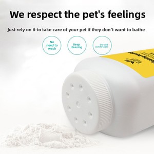 260G Thân Thiện Với Môi Pet Khô Làm Sạch Bột Không Có-Rửa Sạch Dầu Gội Tắm Chất Lỏng Cho Chó Mèo Con Chó Con & Thỏ Nhựa Pet Gel Tắm - Product Image 3