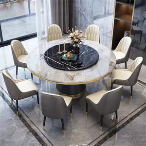 غرفة طعام بتصميم حديث جديد ، مجموعة من الرخام من الأعلى - Product Image 3